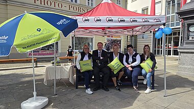 Bürgermeister mit AGATHE-Team