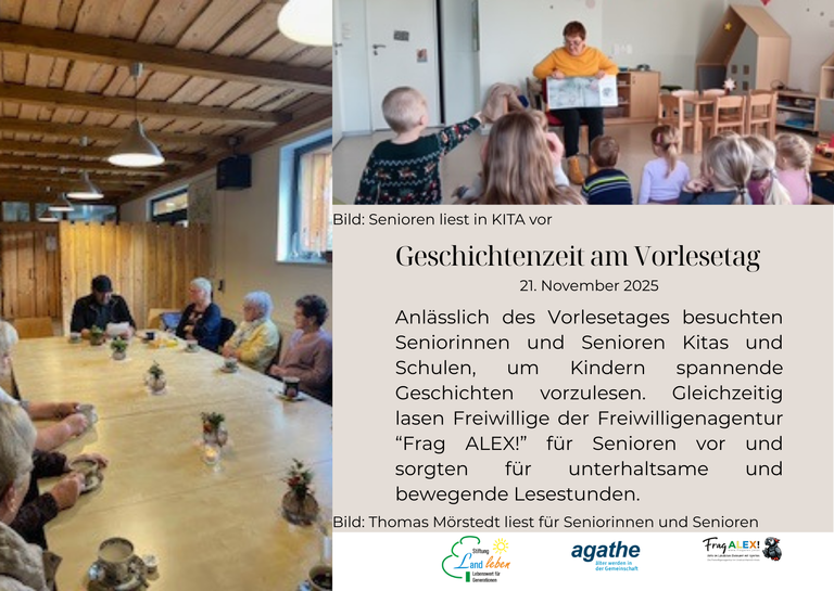 Geschichtenzeit am Vorlesetag