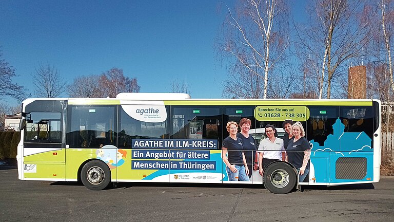 AGATHE-Bus im Ilm-Kreis (Fahrerseite) AGATHE-Bus im Ilm-Kreis (Fahrerseite)