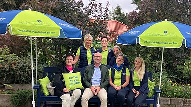 Sozialplanerin mit AGATHE-Team NDH und Landeskoordinator