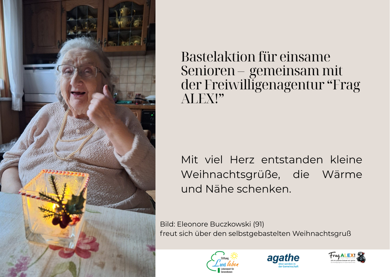 Freude über Bastelaktion