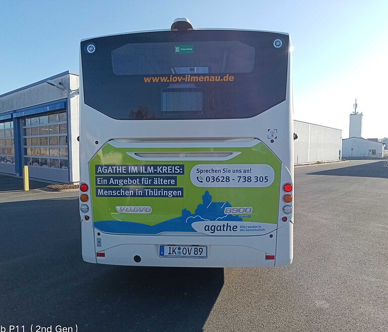 AGATHE-Bus im Ilm-Kreis (Heckseite) AGATHE-Bus im Ilm-Kreis (Heckseite)