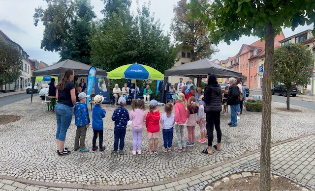 Kinder des Carl-Spaeter-Kindergartens 